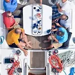 Sailing Yacht In Marina *