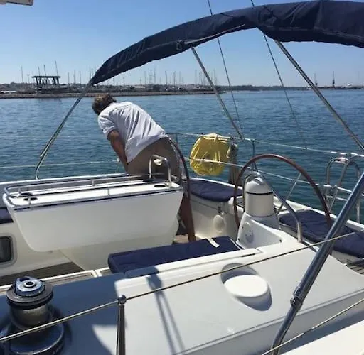 Sailing Yacht In Marina *