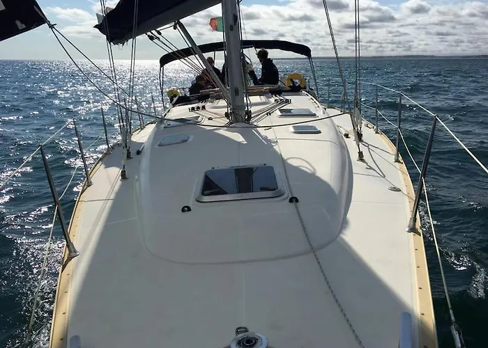 Sailing Yacht In Marina